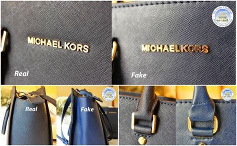 michael kors fake logo|real michael kors bag inside.